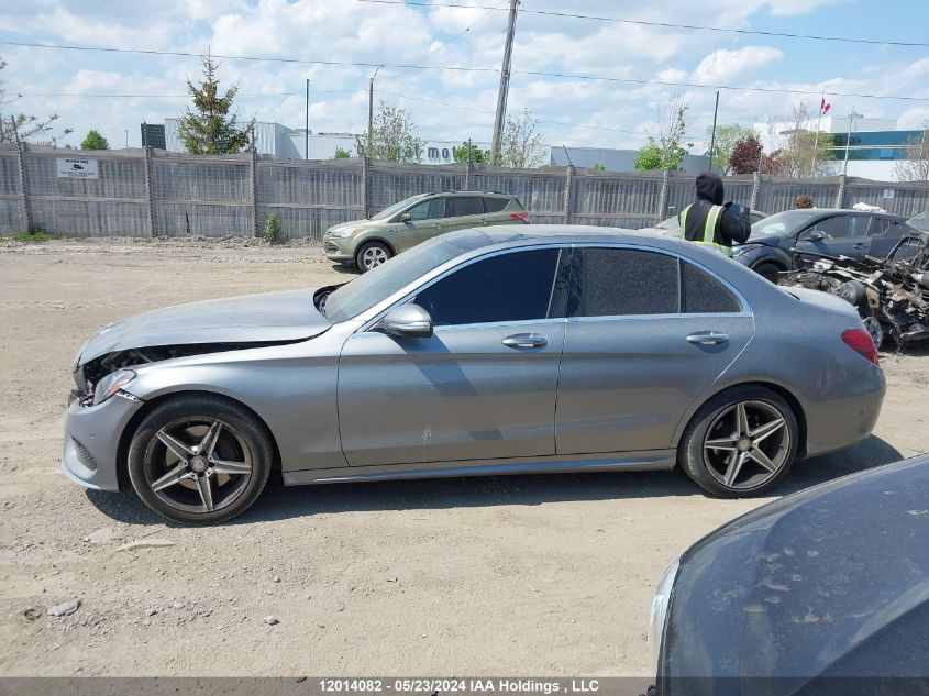 2015 Mercedes-Benz C-Class VIN: 55SWF4KB2FU096575 Lot: 12014082