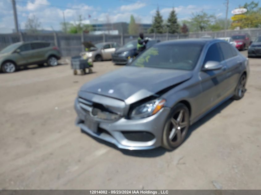 2015 Mercedes-Benz C-Class VIN: 55SWF4KB2FU096575 Lot: 12014082