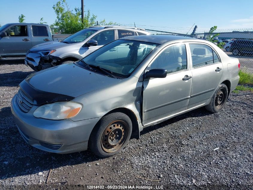 2003 Toyota Corolla VIN: 2T1BR32E43C768079 Lot: 12014102