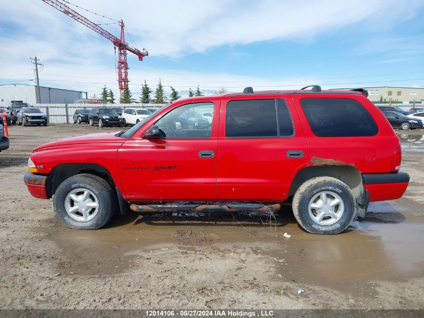 2000 Dodge Durango VIN: 1B4HS28N2YF181813 Lot: 12014106