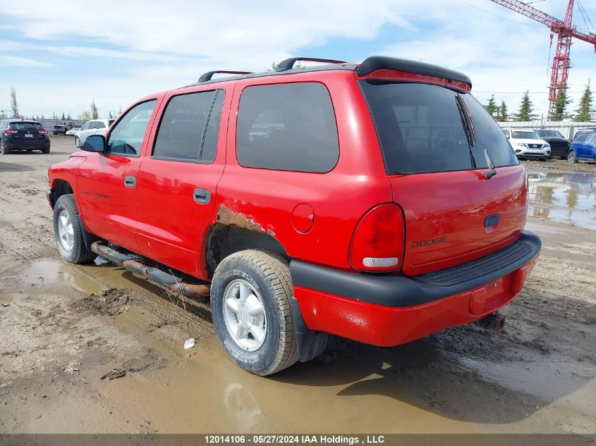 2000 Dodge Durango VIN: 1B4HS28N2YF181813 Lot: 12014106