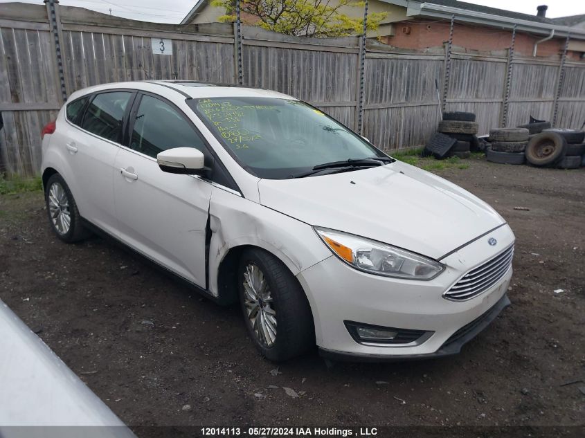 2016 Ford Focus Titanium VIN: 1FADP3N23GL334482 Lot: 12014113