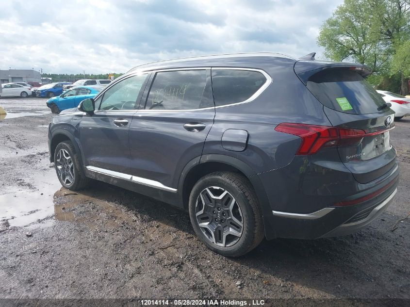 2022 Hyundai Santa Fe Luxury Hybrid Awd VIN: KM8S5DA13NU054588 Lot: 12014114