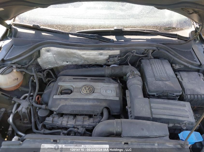 2012 Volkswagen Tiguan S/Se/Sel VIN: WVGAV7AX2CW515590 Lot: 12014115