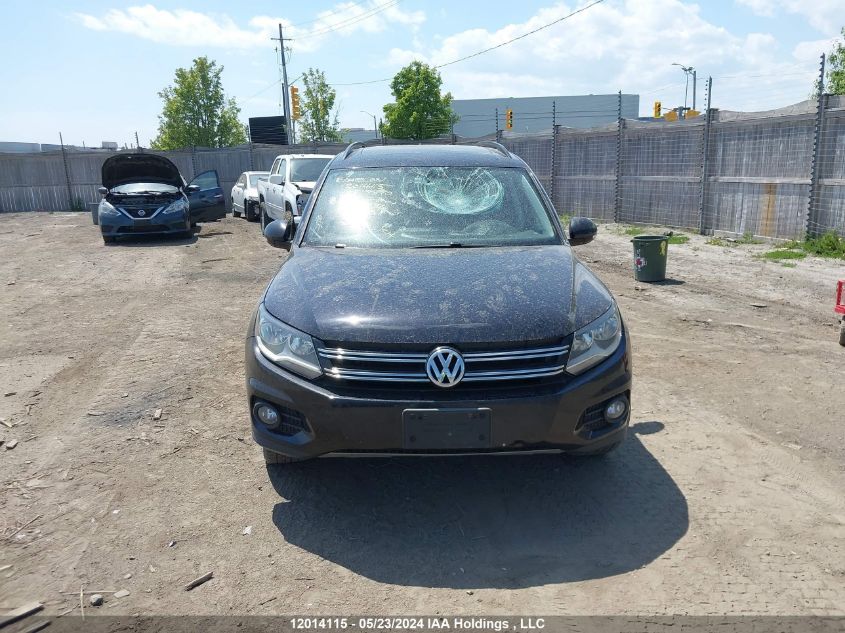 2012 Volkswagen Tiguan S/Se/Sel VIN: WVGAV7AX2CW515590 Lot: 12014115