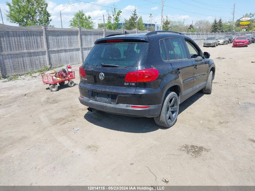 2012 Volkswagen Tiguan S/Se/Sel VIN: WVGAV7AX2CW515590 Lot: 12014115