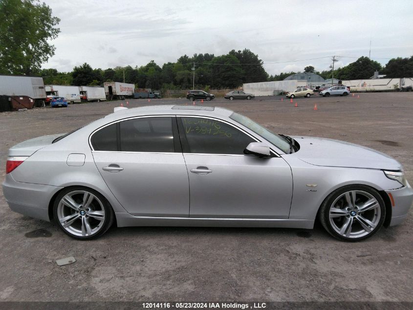 2010 BMW 528 Xi VIN: WBANV1C52AC389256 Lot: 12014116