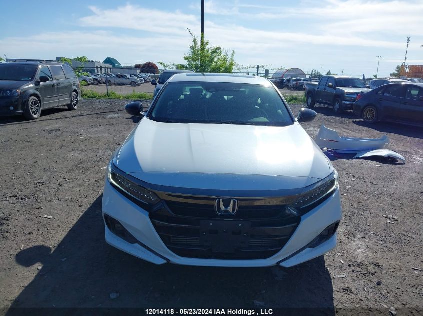 2022 Honda Accord VIN: 1HGCV1F33NA802132 Lot: 12014118