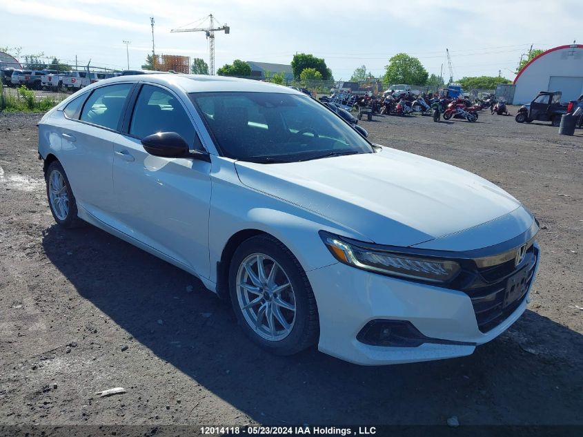 2022 Honda Accord VIN: 1HGCV1F33NA802132 Lot: 12014118