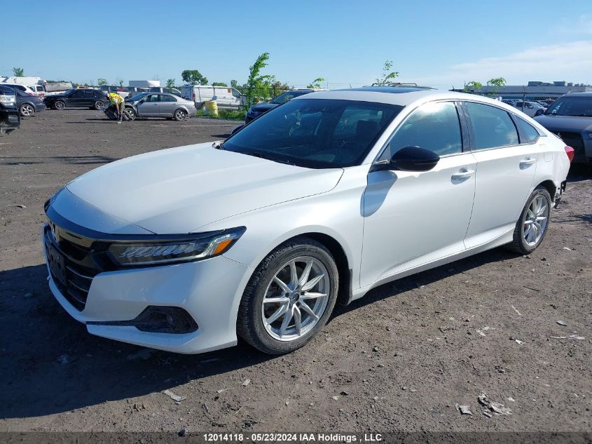 2022 Honda Accord VIN: 1HGCV1F33NA802132 Lot: 12014118