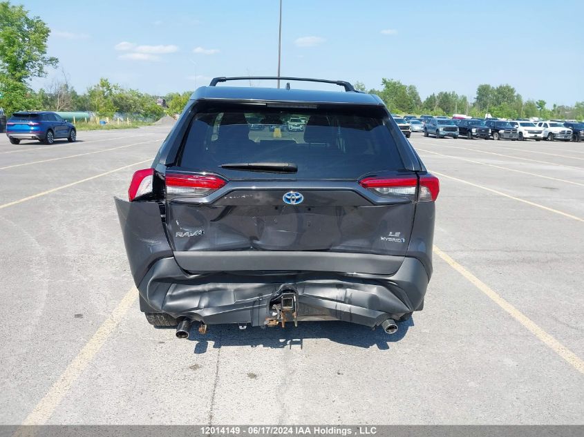 2021 Toyota Rav4 Hybrid Le VIN: 2T3BWRFV8MW105322 Lot: 12014149