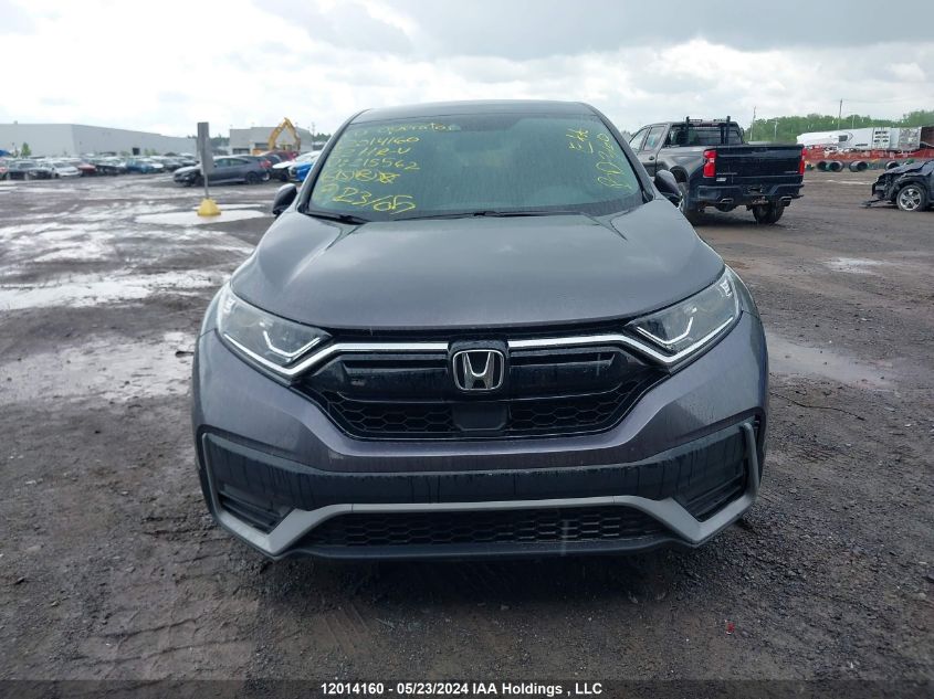 2022 Honda Cr-V VIN: 2HKRW2H26NH215562 Lot: 12014160