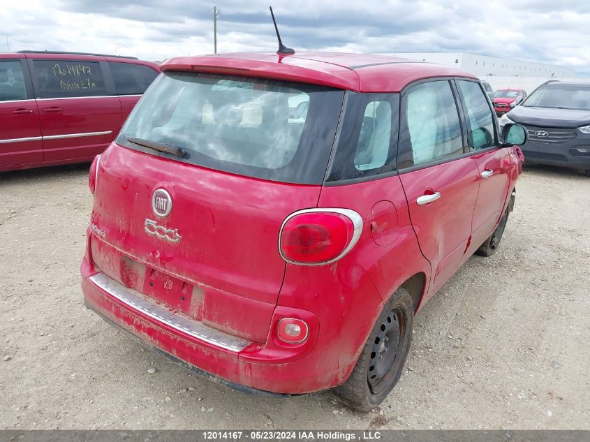 2014 Fiat 500L Pop VIN: ZFBCFAAHXEZ011728 Lot: 12014167