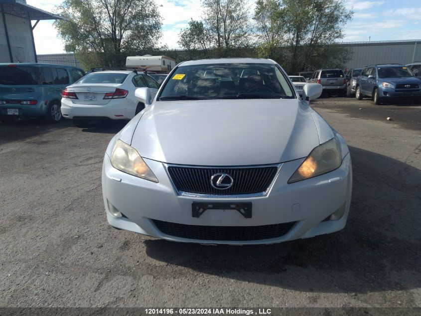 2006 Lexus Is 350 VIN: JTHBE262765002191 Lot: 12014196