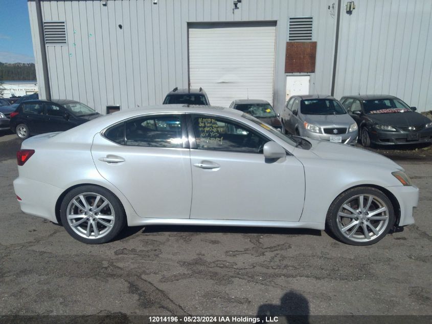 2006 Lexus Is 350 VIN: JTHBE262765002191 Lot: 12014196