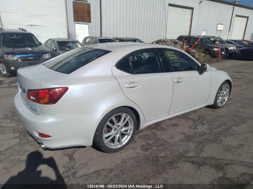 2006 Lexus Is 350 VIN: JTHBE262765002191 Lot: 12014196