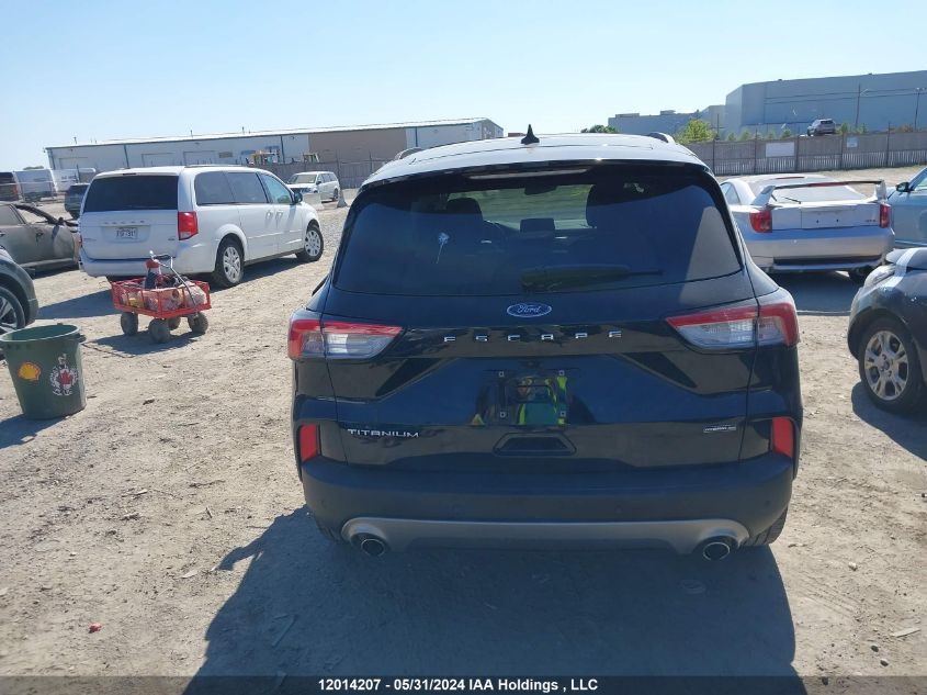 2021 Ford Escape Titanium VIN: 1FMCU9DZ4MUA17165 Lot: 12014207