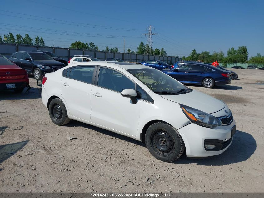 2013 Kia Rio VIN: KNADN4A32D6187650 Lot: 12014243