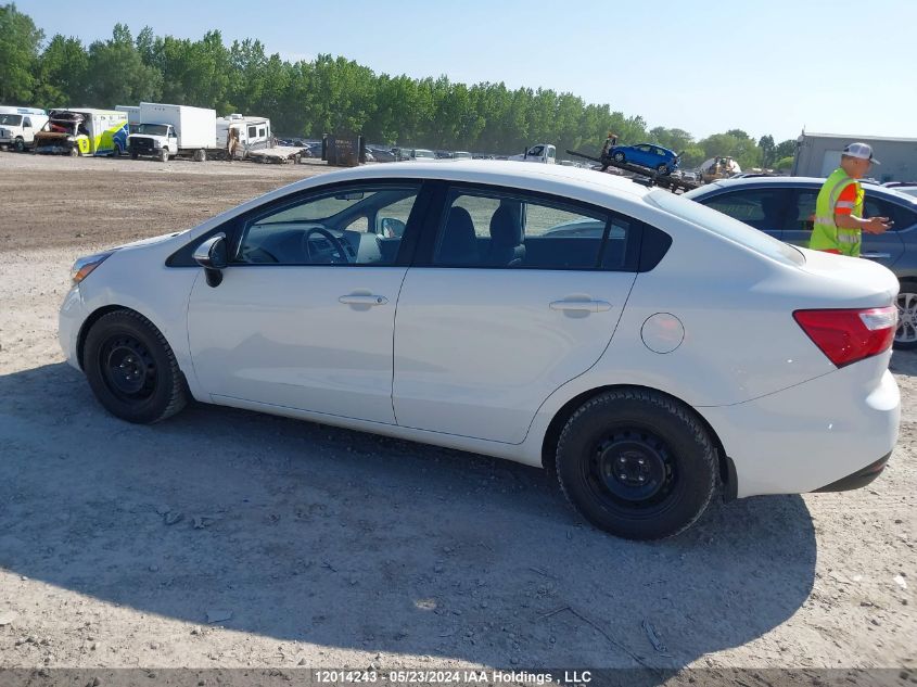 2013 Kia Rio VIN: KNADN4A32D6187650 Lot: 12014243