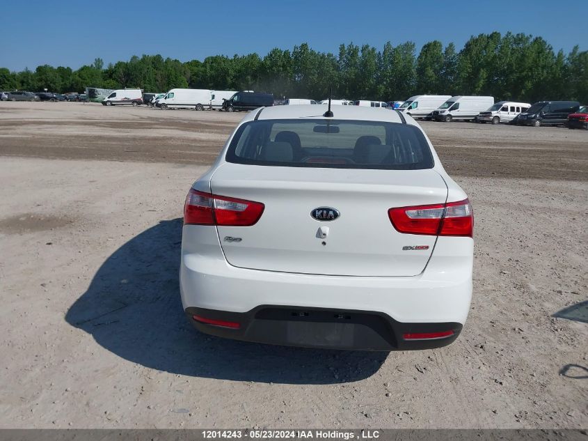 2013 Kia Rio VIN: KNADN4A32D6187650 Lot: 12014243