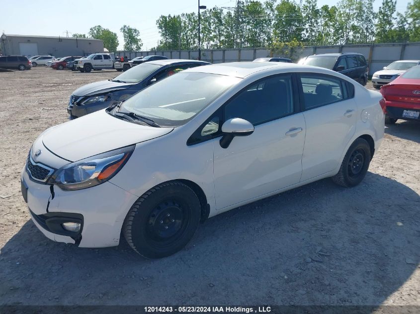 2013 Kia Rio VIN: KNADN4A32D6187650 Lot: 12014243