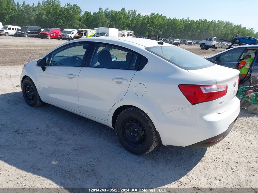 2013 Kia Rio VIN: KNADN4A32D6187650 Lot: 12014243