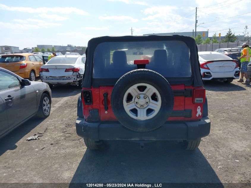 2012 Jeep Wrangler Sport VIN: 1C4AJWAG9CL244586 Lot: 12014280