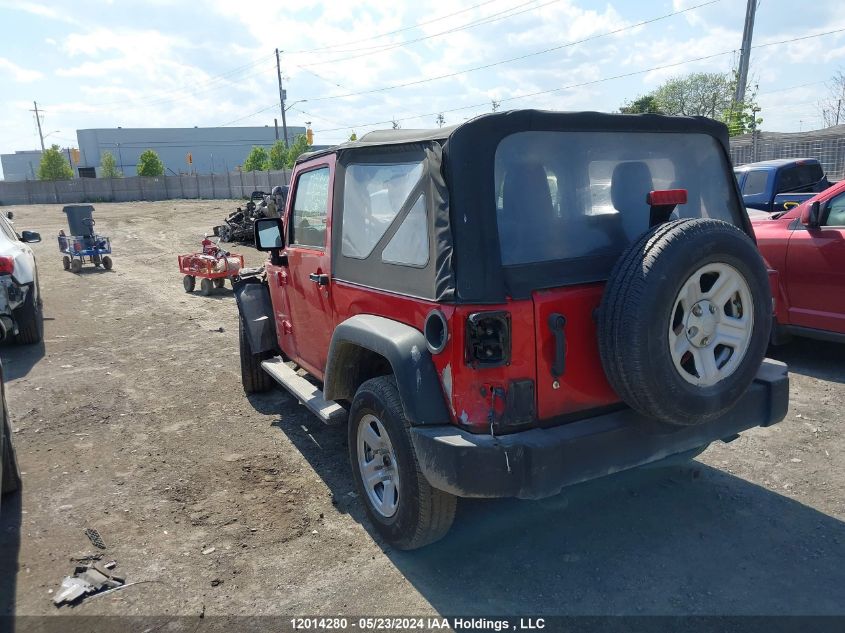 2012 Jeep Wrangler Sport VIN: 1C4AJWAG9CL244586 Lot: 12014280