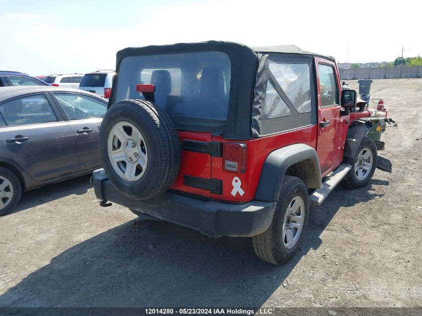 2012 Jeep Wrangler Sport VIN: 1C4AJWAG9CL244586 Lot: 12014280