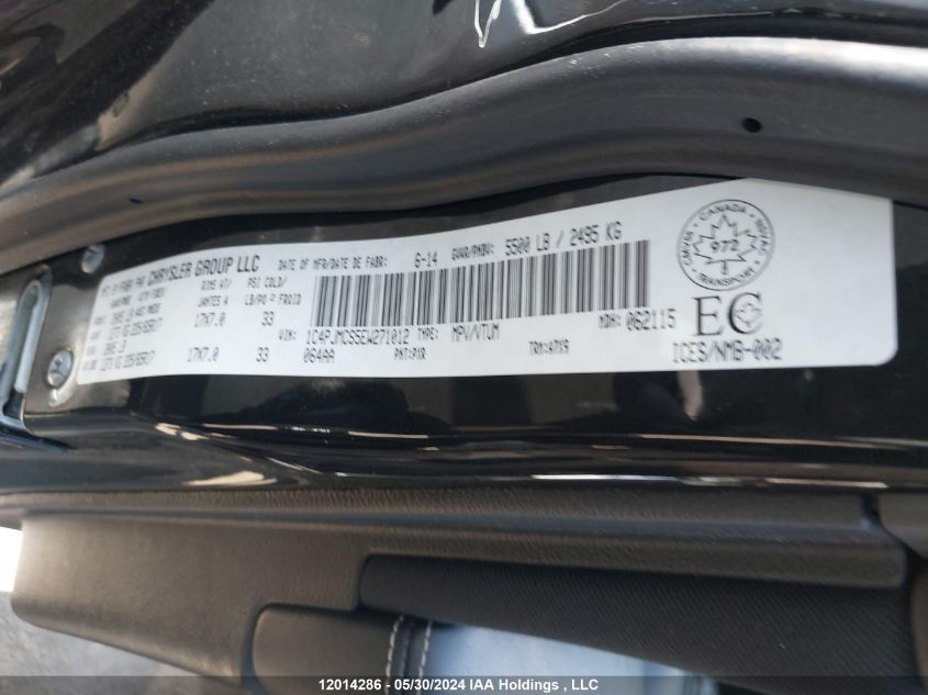 2014 Jeep Cherokee Latitude VIN: 1C4PJMCS5EW271012 Lot: 12014286