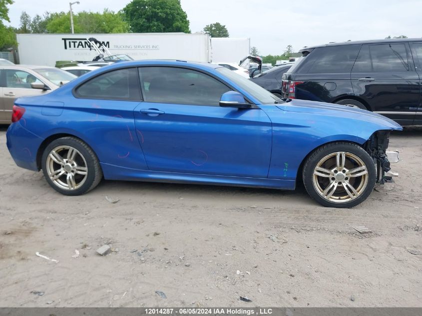 2014 BMW 2 Series VIN: WBA1F5C56EVW97835 Lot: 12014287