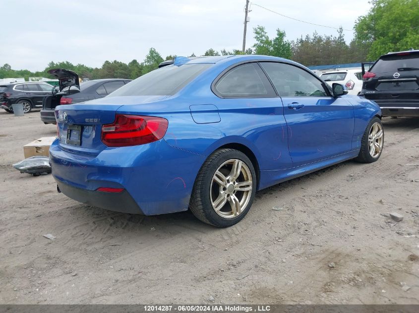 2014 BMW 2 Series VIN: WBA1F5C56EVW97835 Lot: 12014287