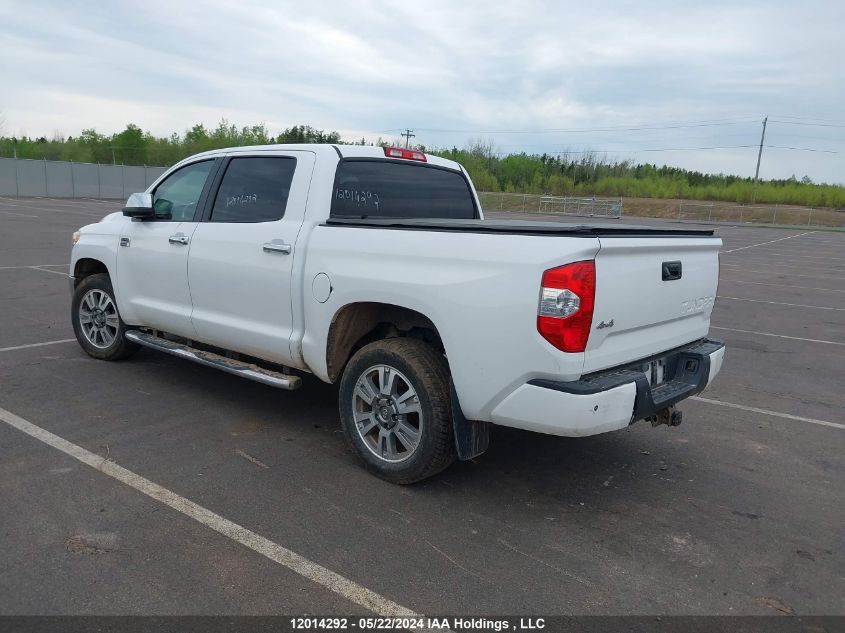 2017 Toyota Tundra Platinum 5.7L V8 VIN: 5TFAY5F11HX592747 Lot: 12014292