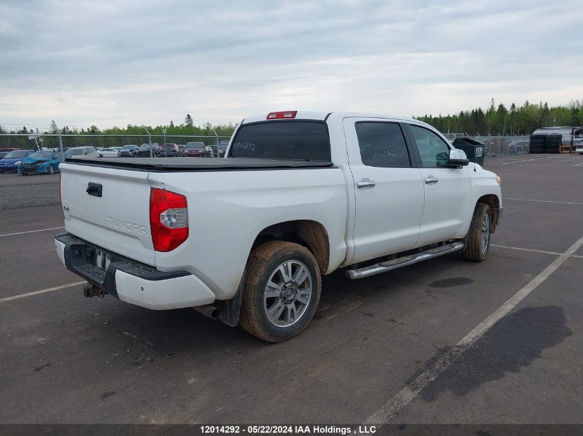 2017 Toyota Tundra Platinum 5.7L V8 VIN: 5TFAY5F11HX592747 Lot: 12014292