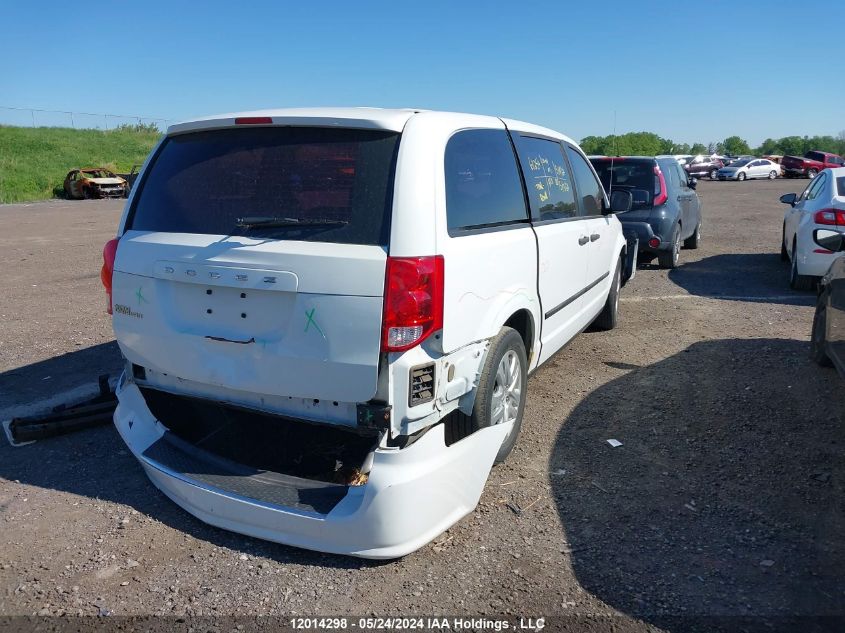 2014 Dodge Grand Caravan Se/Sxt VIN: 2C4RDGBG3ER368989 Lot: 12014298