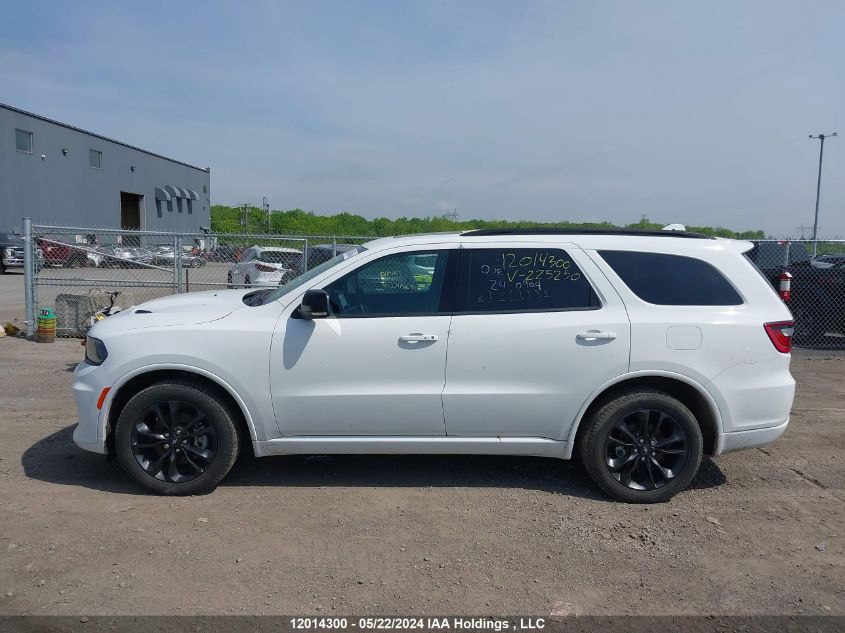 2022 Dodge Durango Gt VIN: 1C4RDJDG8NC225250 Lot: 12014300