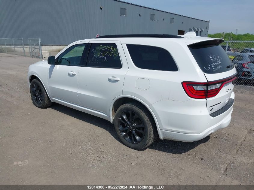 2022 Dodge Durango Gt VIN: 1C4RDJDG8NC225250 Lot: 12014300