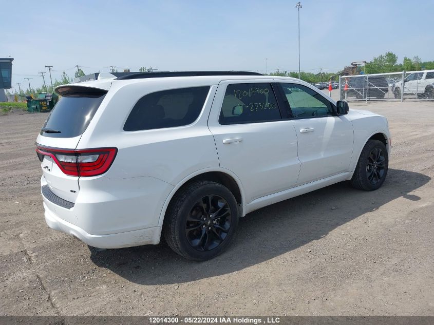 2022 Dodge Durango Gt VIN: 1C4RDJDG8NC225250 Lot: 12014300