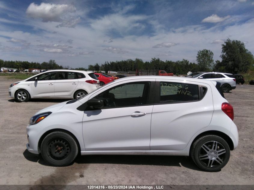 2020 Chevrolet Spark VIN: KL8CA6SA2LC404142 Lot: 12014316
