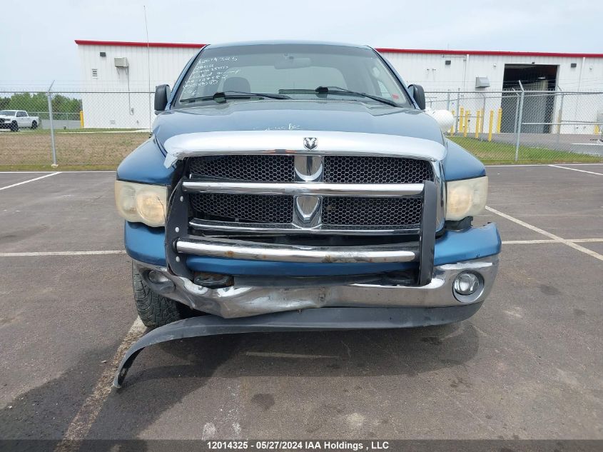 2002 Dodge Ram 1500 VIN: 1D7HU18Z72J129582 Lot: 12014325
