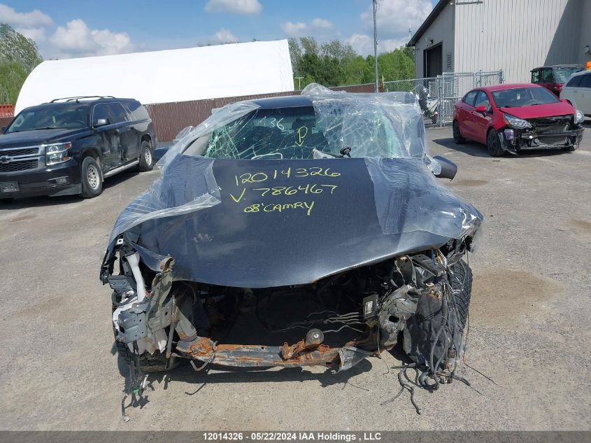 2008 Toyota Camry Le/Se VIN: 4T1BE46K58U786467 Lot: 12014326