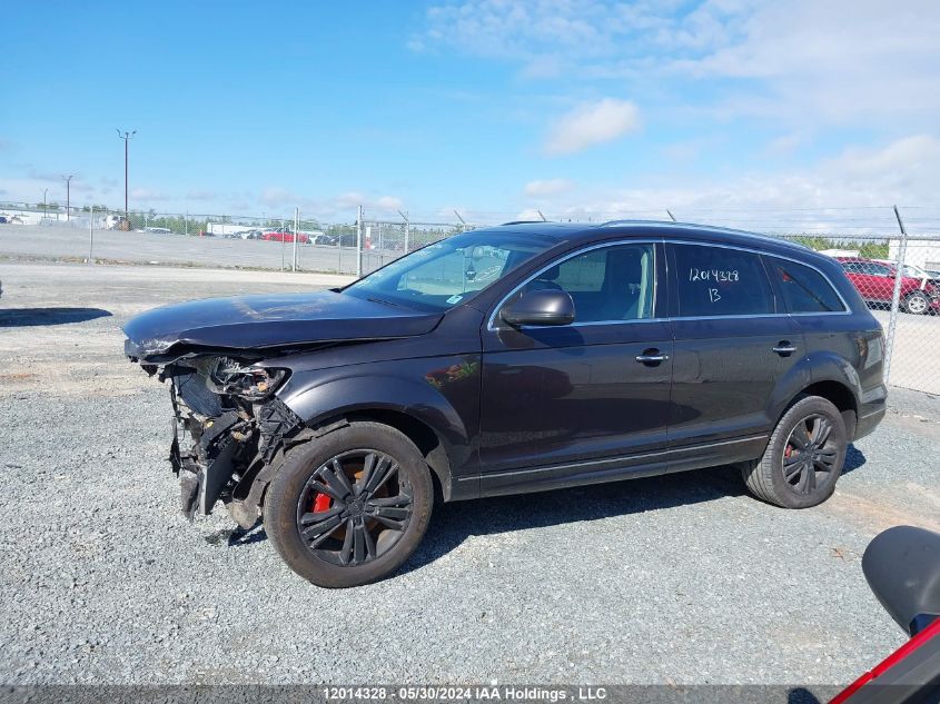 2013 Audi Q7 VIN: WA1VGCFE6DD011793 Lot: 12014328