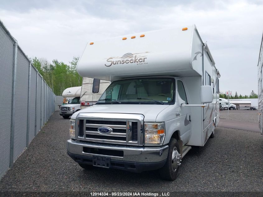 2008 Ford Econoline E450 Super Duty Cutwy Van VIN: 1FDXE45S88DA15573 Lot: 12014334