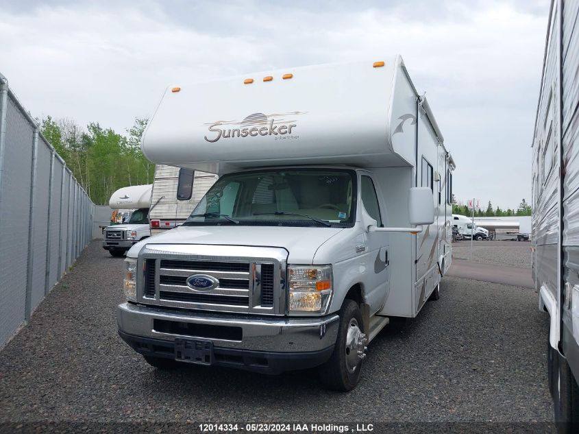 2008 Ford Econoline E450 Super Duty Cutwy Van VIN: 1FDXE45S88DA15573 Lot: 12014334