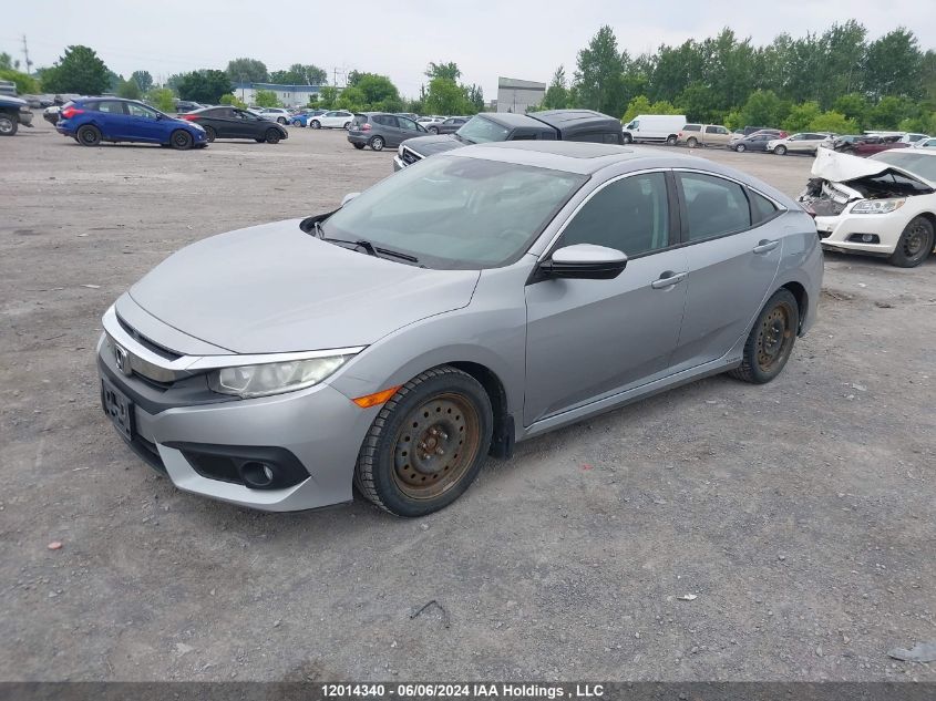 2016 Honda Civic Ex VIN: 2HGFC1F46GH107756 Lot: 12014340