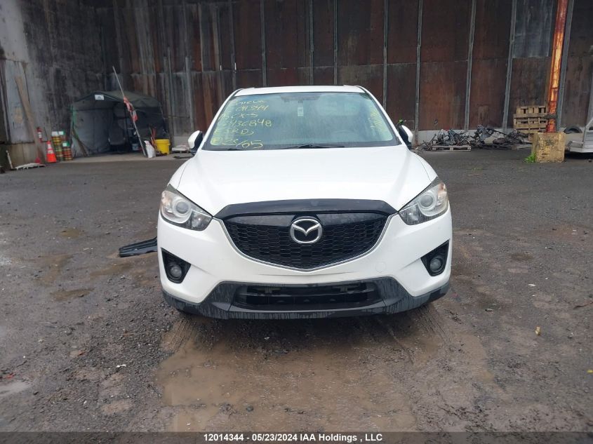 2015 Mazda Cx-5 Touring VIN: JM3KE2CY3F0436848 Lot: 12014344