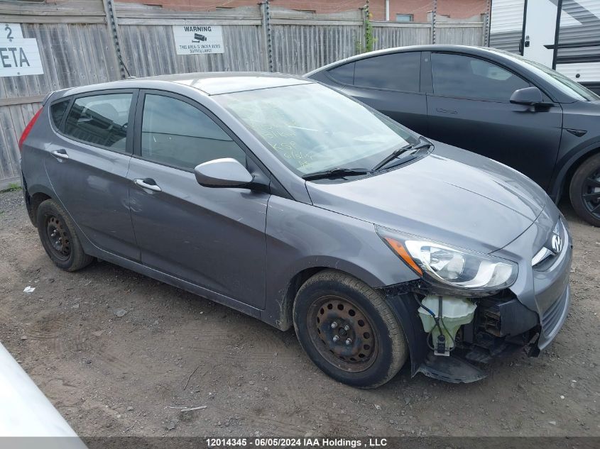 2014 Hyundai Accent Gls/Gs VIN: KMHCT5AE1EU156488 Lot: 12014345