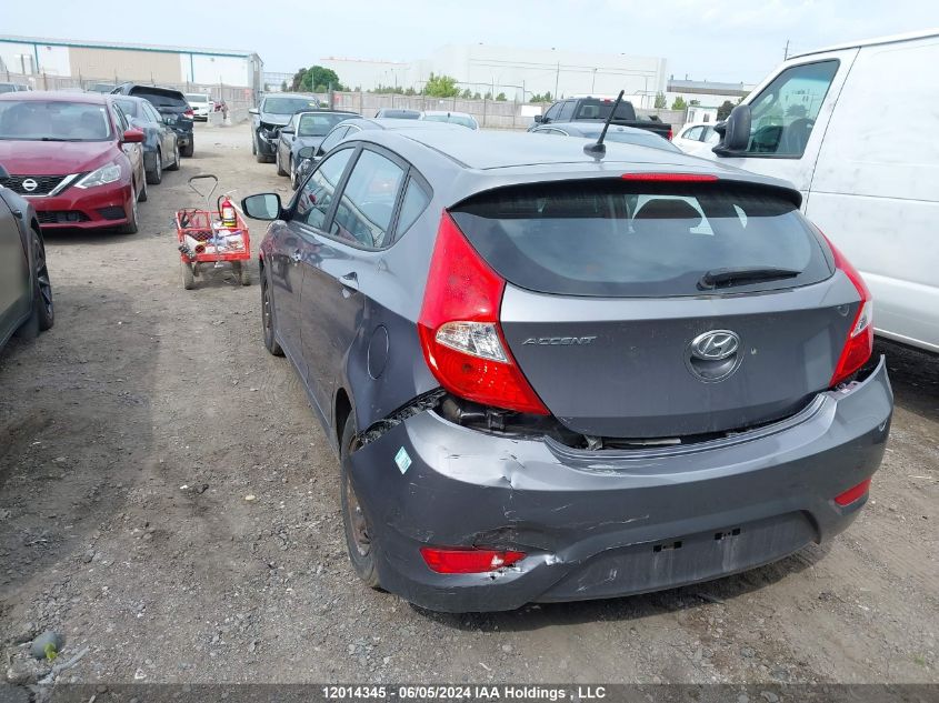 2014 Hyundai Accent Gls/Gs VIN: KMHCT5AE1EU156488 Lot: 12014345