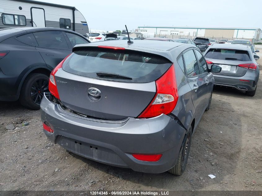 2014 Hyundai Accent Gls/Gs VIN: KMHCT5AE1EU156488 Lot: 12014345