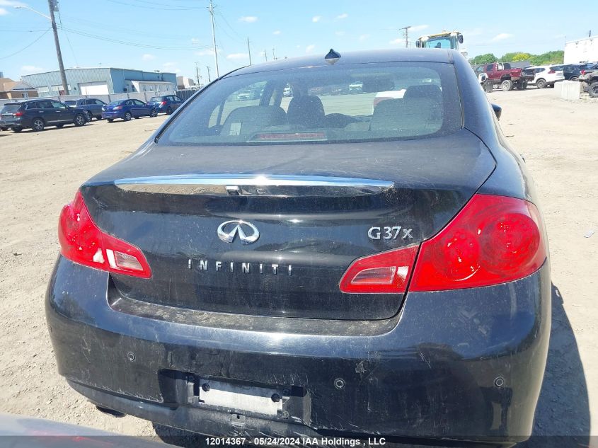 2010 Infiniti G37 VIN: JN1CV6AR4AM461097 Lot: 12014367